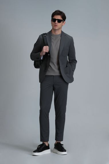 Mex Spor Erkek Blazer Ceket Slim Fit Yeşil - photo 4