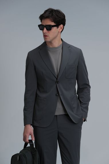Mex Spor Erkek Blazer Ceket Slim Fit Yeşil - photo 3