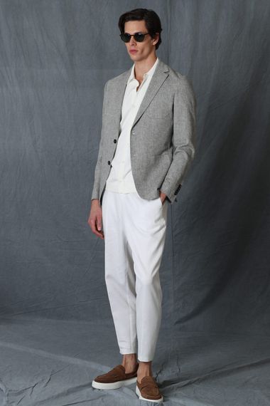 Philip Sports Men's Blazer Jacket Slim Fit Gray - photo 2