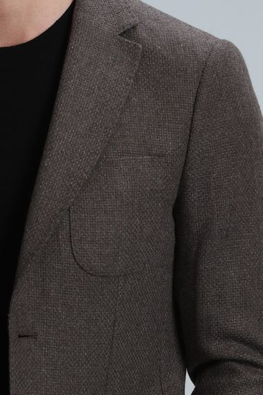 Блейзер для мужчин Gabriel Spor, коричневый, slim fit, размеры 46-56 - фото 3