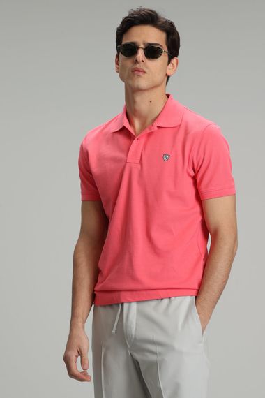 Laon Spor Polo Yaka Erkek Tisört Seker Pembe - fotoğraf 2