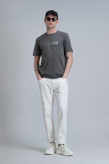 Benjamın Modern Grafik T- Shirt Yeşil - fotoğraf 2