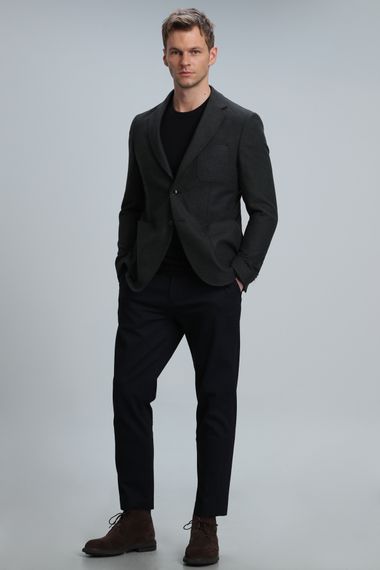 Greg Spor Erkek Blazer Ceket Slim Fit Yesil - fotoğraf 2