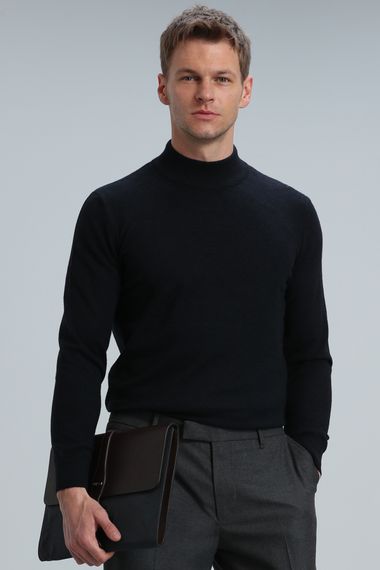 Port Yarim Fisherman Men's Sweater Navy Blue - photo 1