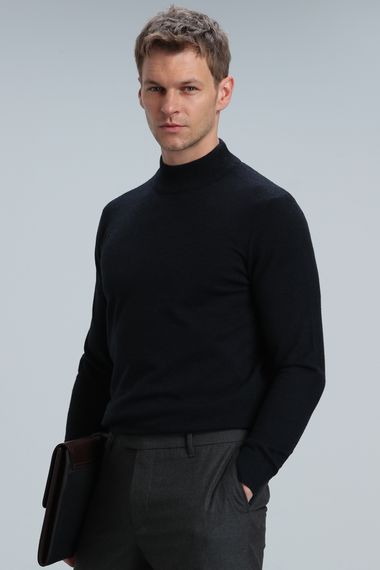 Port Yarim Fisherman Men's Sweater Navy Blue - photo 3