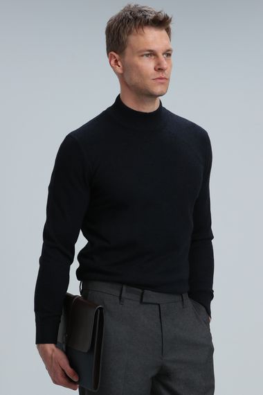 Port Yarim Fisherman Men's Sweater Navy Blue - photo 5