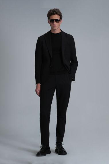 Asel Spor Erkek Blazer Ceket Slim Fit Siyah - photo 4