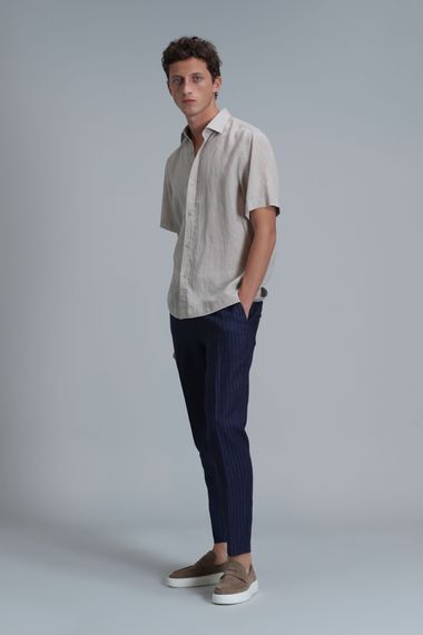 Marıo Smart Erkek Chino Pantolon Tailored Fit Lacivert - photo 4