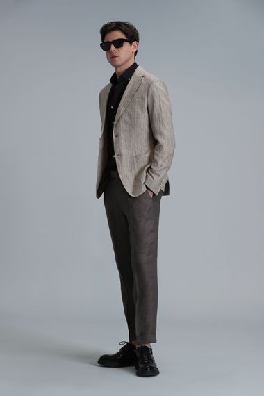 Комфортні коричневі чіноси Star Smart для чоловіків, розміри 44-60 - фото 1