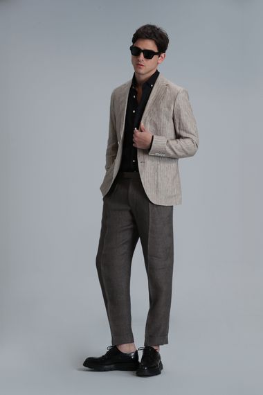 Комфортні коричневі чіноси Star Smart для чоловіків, розміри 44-60 - фото 3