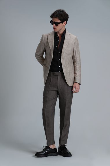 Комфортні коричневі чіноси Star Smart для чоловіків, розміри 44-60 - фото 5