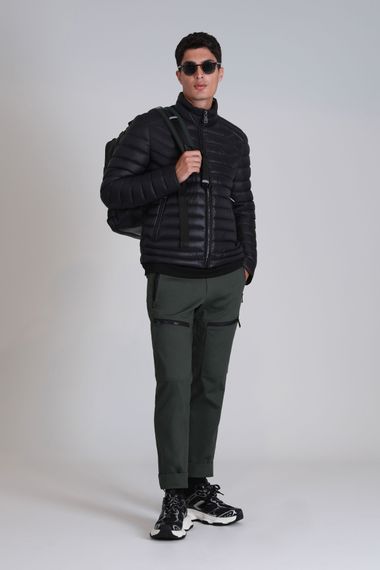 Мужские chinos Slim Fit зеленого цвета, размеры 46-54, идеальны для активного повседневного стиля - фото 1
