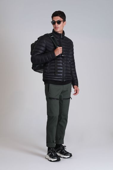 Мужские chinos Slim Fit зеленого цвета, размеры 46-54, идеальны для активного повседневного стиля - фото 4