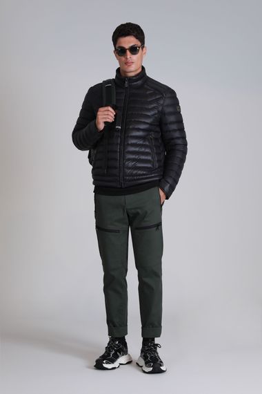 Мужские chinos Slim Fit зеленого цвета, размеры 46-54, идеальны для активного повседневного стиля - фото 2