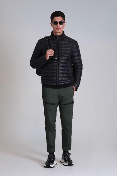 Мужские chinos Slim Fit зеленого цвета, размеры 46-54, идеальны для активного повседневного стиля - фото 5