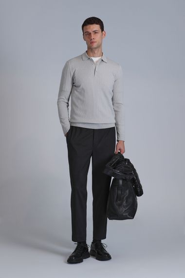 Узкие черные брюки чино для мужчин, повседневные, размер 44-60 - фото 2