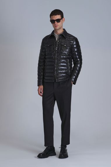 Узкие черные брюки чино для мужчин, повседневные, размер 44-60 - фото 4