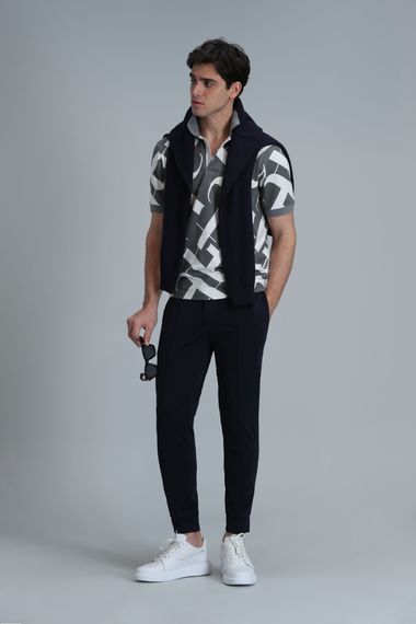 Pito Jogger Pantolon Tailored Fit Lacivert - fotoğraf 3