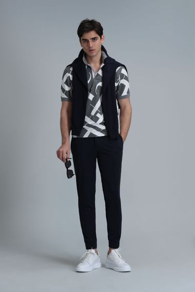 Pito Jogger Pantolon Tailored Fit Lacivert - fotoğraf 5