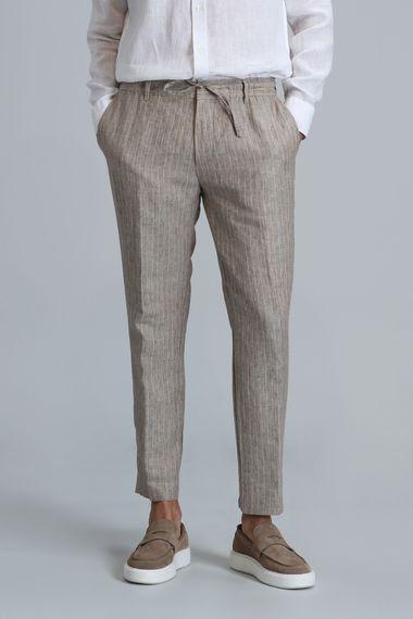Умные брюки Marıo для мужчин, облегающего кроя, бежевого цвета, размер 46-58 - фото 2