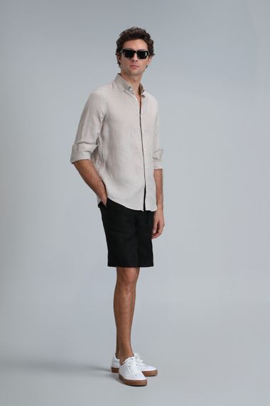Мужские черные шорты Chino Slim Fit, спортивный стиль, доступные размером 46-58 - фото 1