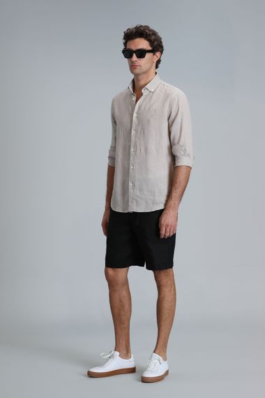 Мужские черные шорты Chino Slim Fit, спортивный стиль, доступные размером 46-58 - фото 5