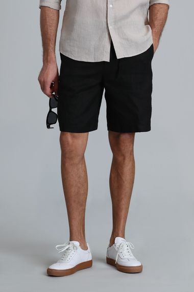 Мужские черные шорты Chino Slim Fit, спортивный стиль, доступные размером 46-58 - фото 2