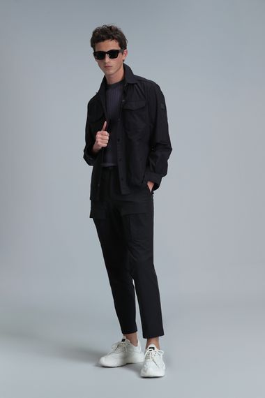 Road Jogger Pantolon Tailored Fit Siyah - fotoğraf 3