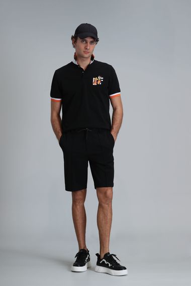 Chrıs Spor Erkek Chino Şort Slim Fit Siyah - photo 5