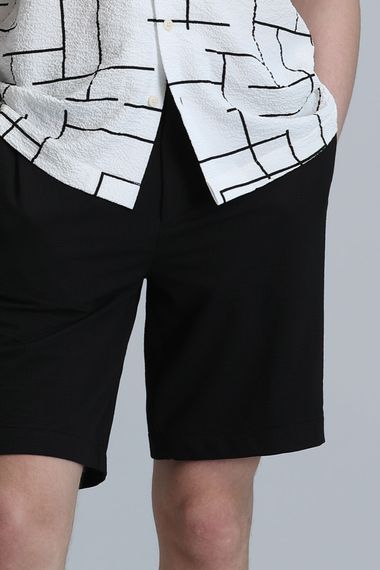 Danıel Spor Erkek Chino Şort Slim Fit Siyah - photo 2