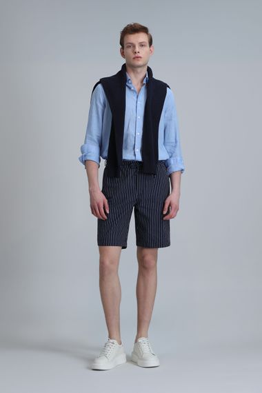 Curtıs Spor Erkek Chino Şort Slim Fit Lacivert - photo 3