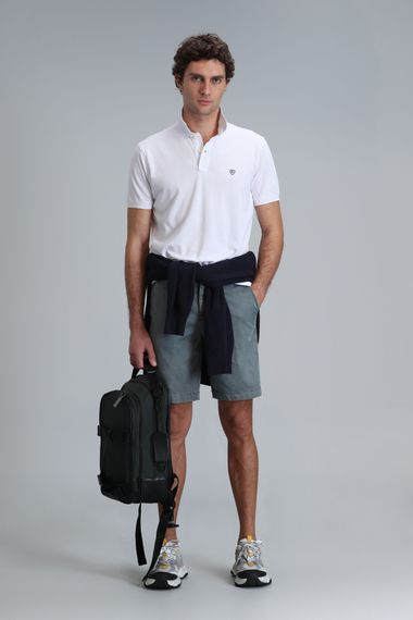 Zegler Spor Erkek Chino Şort Slim Fit Yeşil - صورة 1