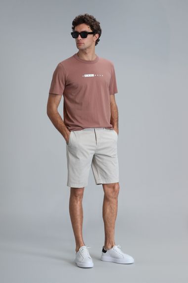 Zegler Spor Erkek Chino Şort Slim Fit Bej - photo 5