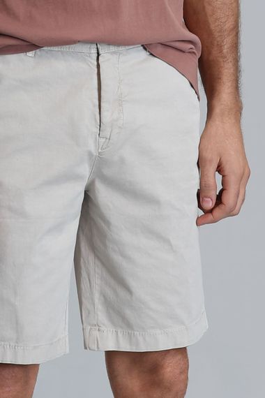 Zegler Spor Erkek Chino Şort Slim Fit Bej - photo 3