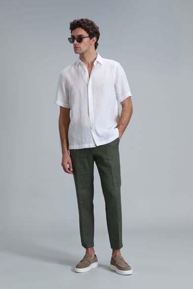 Karl Spor Erkek Chino Pantolon Slim Fit Yeşil - fotoğraf 5