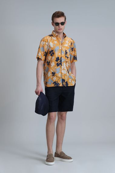 Peler Spor Erkek Chino Şort Slim Fit Lacivert - photo 1