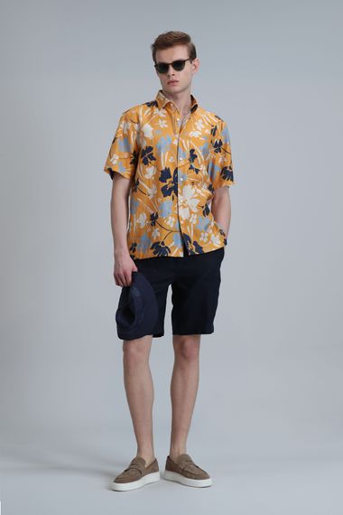 Peler Spor Erkek Chino Şort Slim Fit Lacivert - photo 3