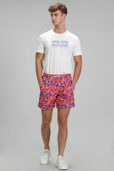 Geometric Men's Swimsuit Orange - photo 3