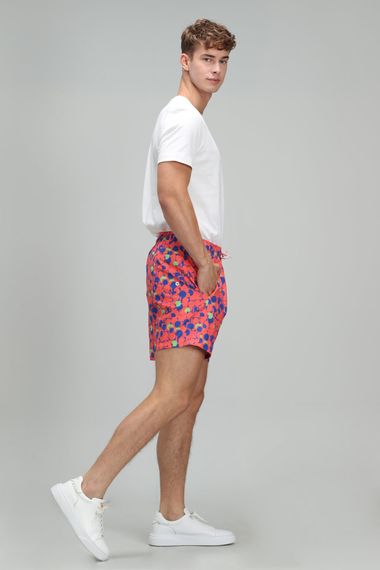 Geometric Men's Swimsuit Orange - photo 4