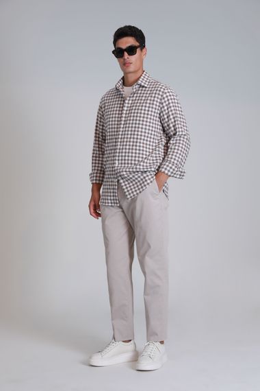Gabrıel Spor Erkek Chino Pantolon Slim Fit Taş - photo 5
