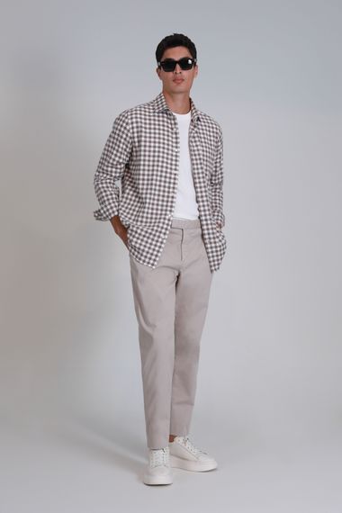 Gabrıel Spor Erkek Chino Pantolon Slim Fit Taş - photo 1