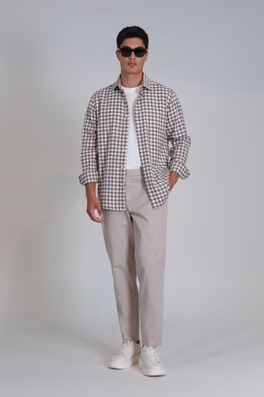 Gabrıel Spor Erkek Chino Pantolon Slim Fit Taş - photo 2