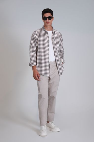 Gabrıel Spor Erkek Chino Pantolon Slim Fit Taş - photo 4