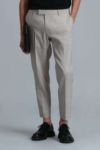 Чоловічі чіноси Tomas Smart, комфортний крій, бежевий, доступні в розмірах 44-54 - фото 2