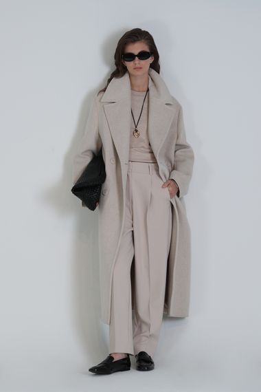 Burnıe Kadın Palto Bej - photo 4