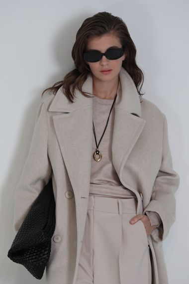 Burnıe Kadın Palto Bej - photo 2