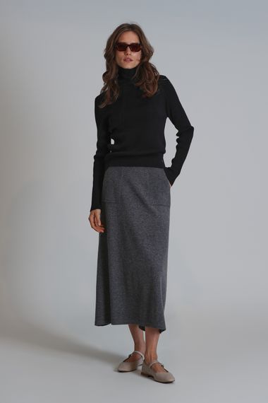 Gale Kadın Kazak Siyah - photo 2