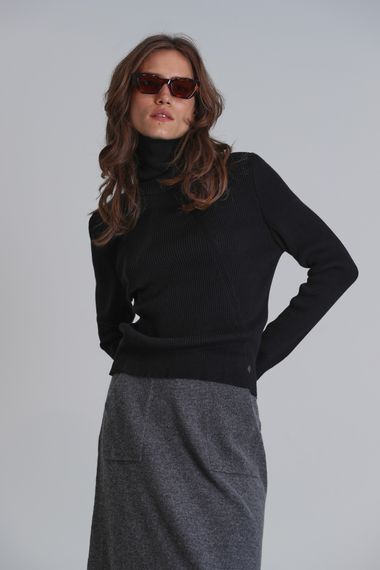 Gale Kadın Kazak Siyah - photo 1