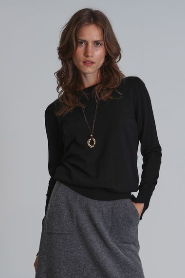 Bronte Kadın Kazak Siyah - photo 2