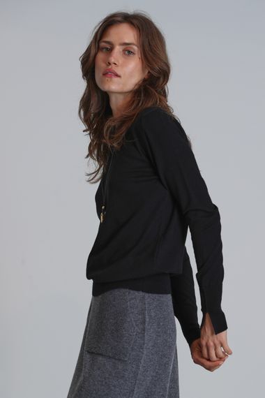 Bronte Kadın Kazak Siyah - photo 3